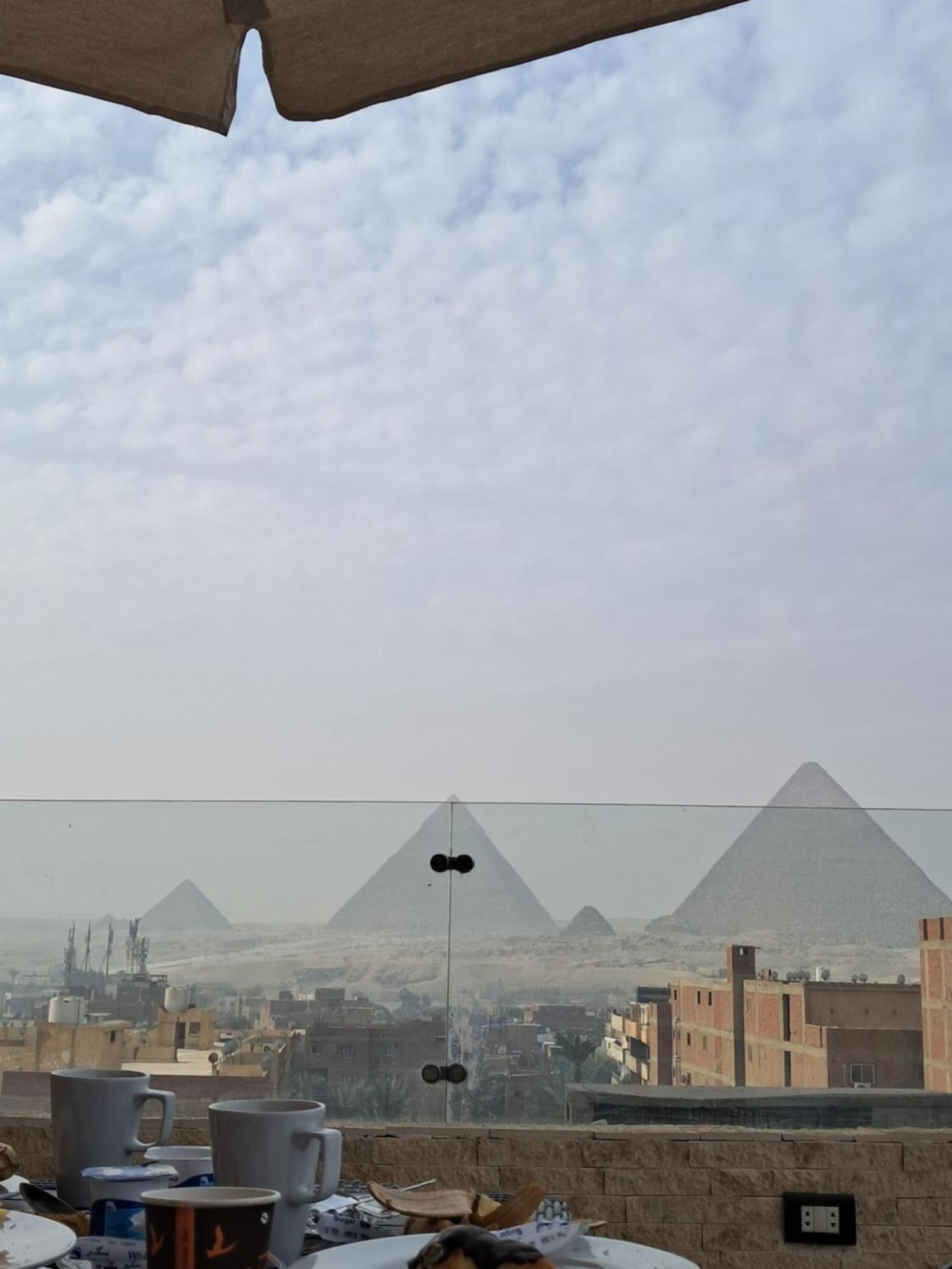Piramide De Giza View Inn Kafret el-Gabal Eksteriør bilde
