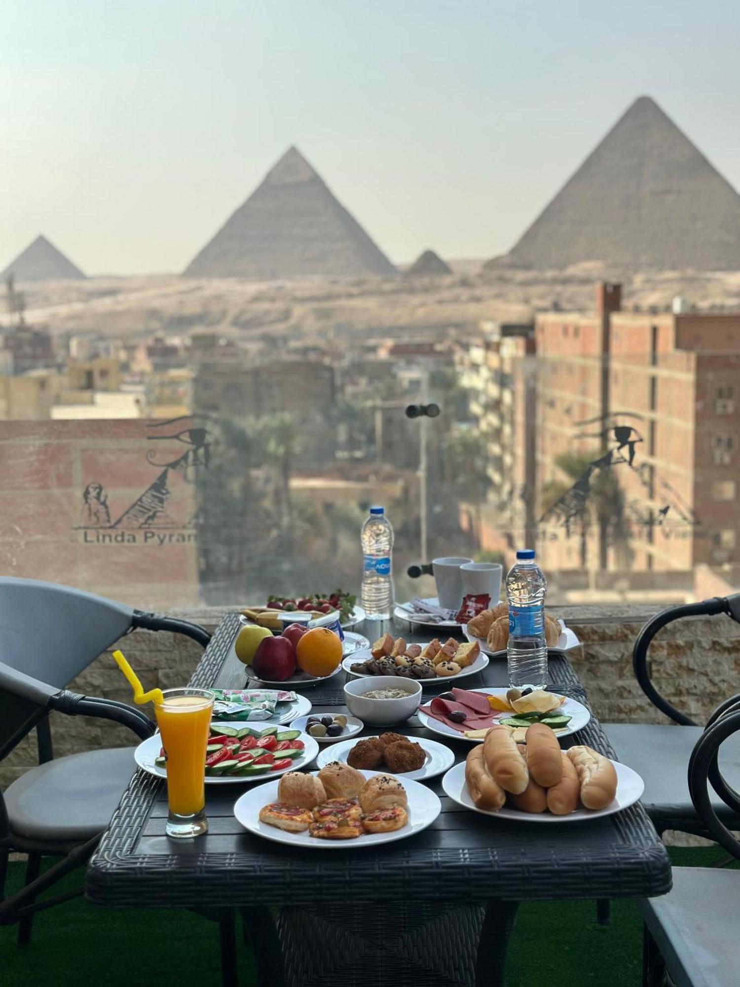 Piramide De Giza View Inn Kafret el-Gabal Eksteriør bilde