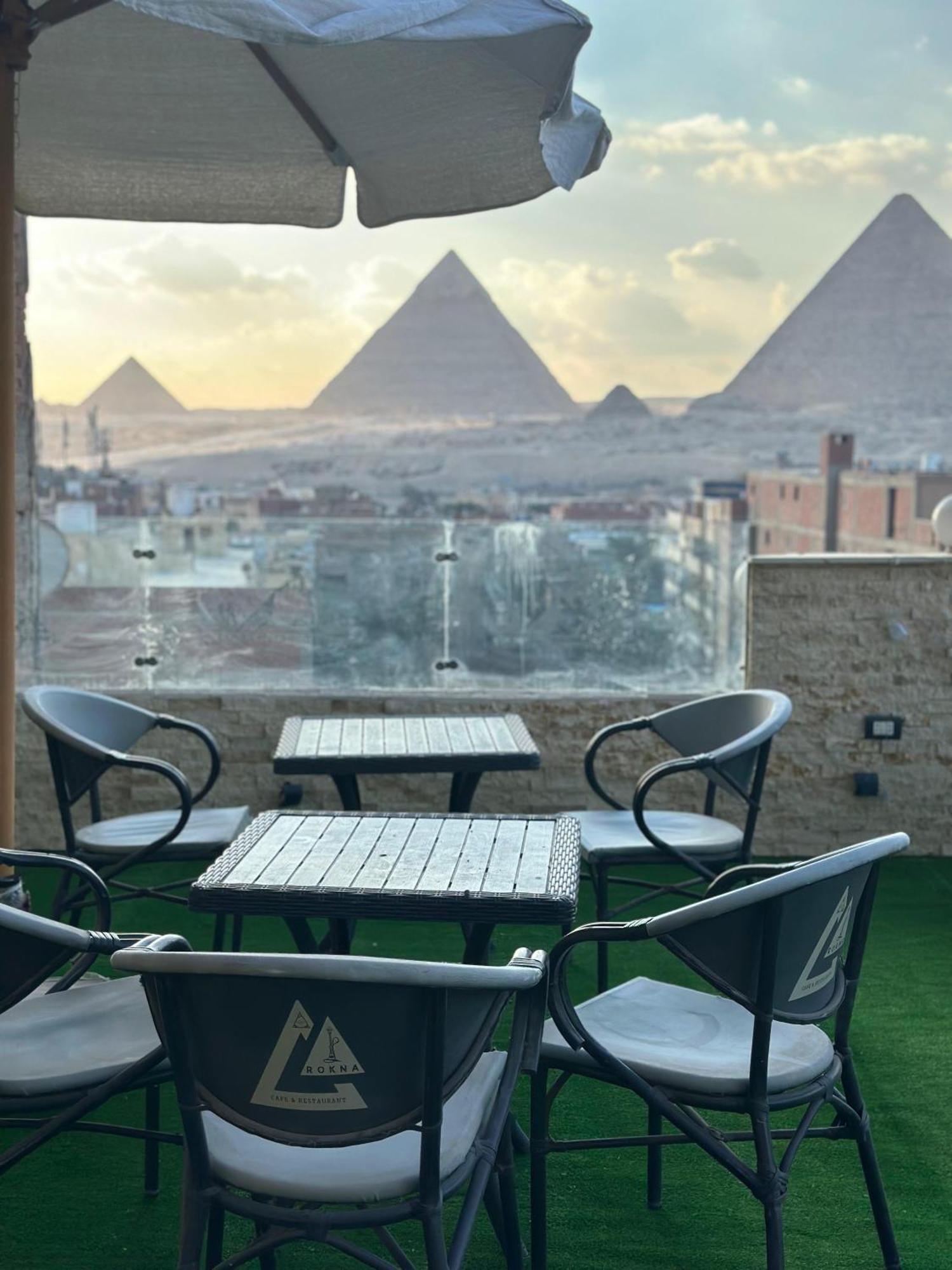 Piramide De Giza View Inn Kafret el-Gabal Eksteriør bilde
