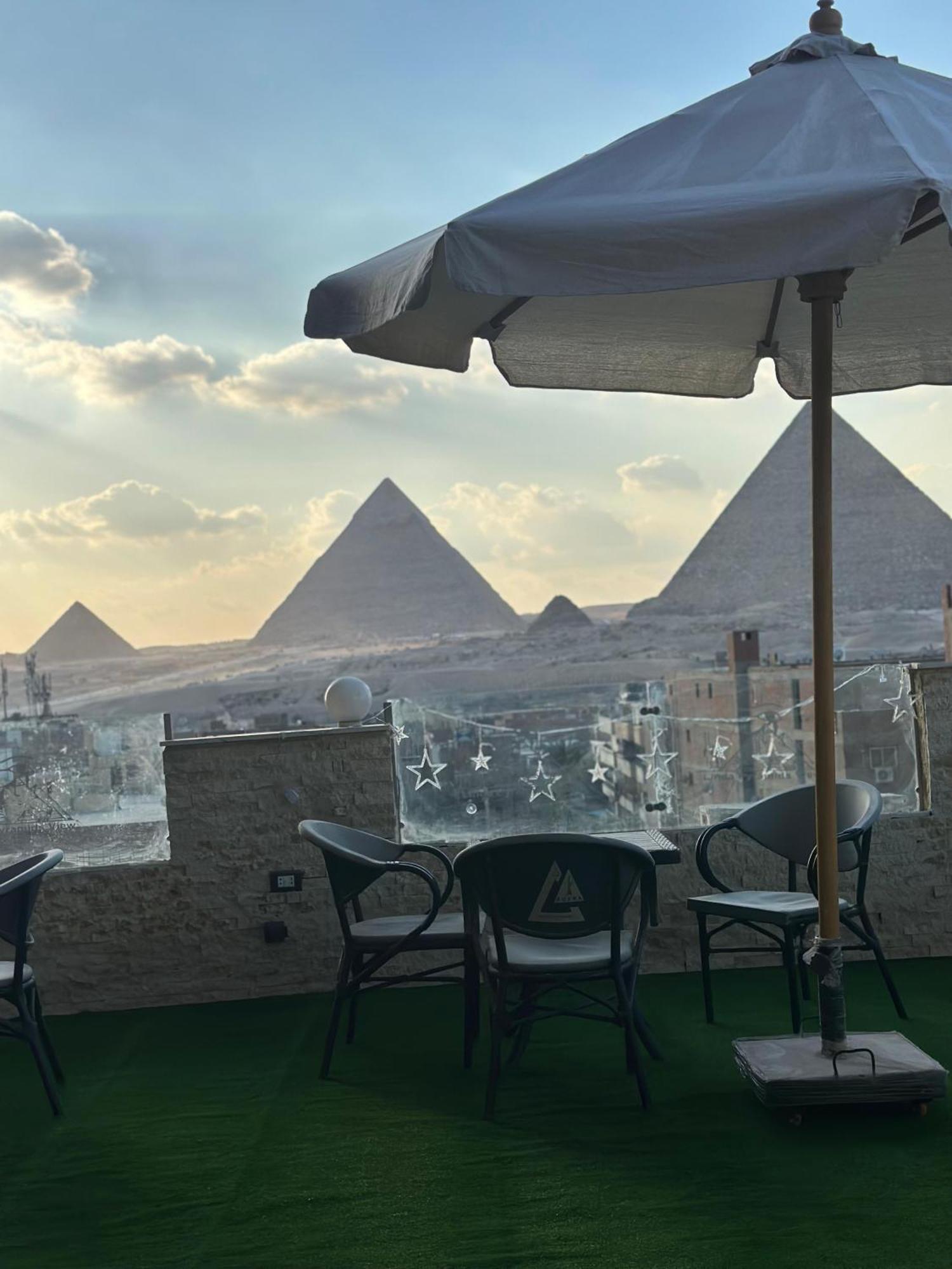 Piramide De Giza View Inn Kafret el-Gabal Eksteriør bilde