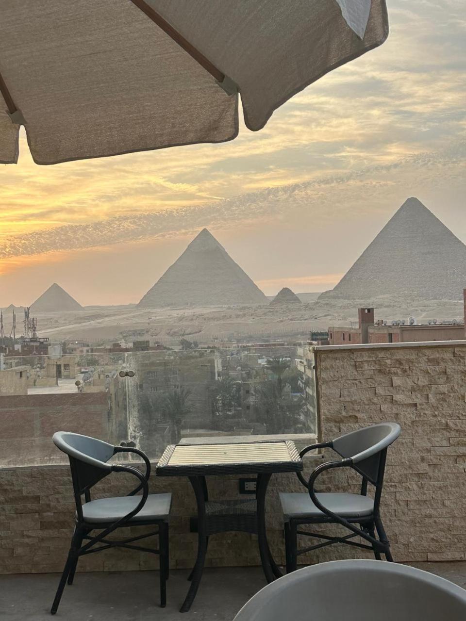 Piramide De Giza View Inn Kafret el-Gabal Eksteriør bilde