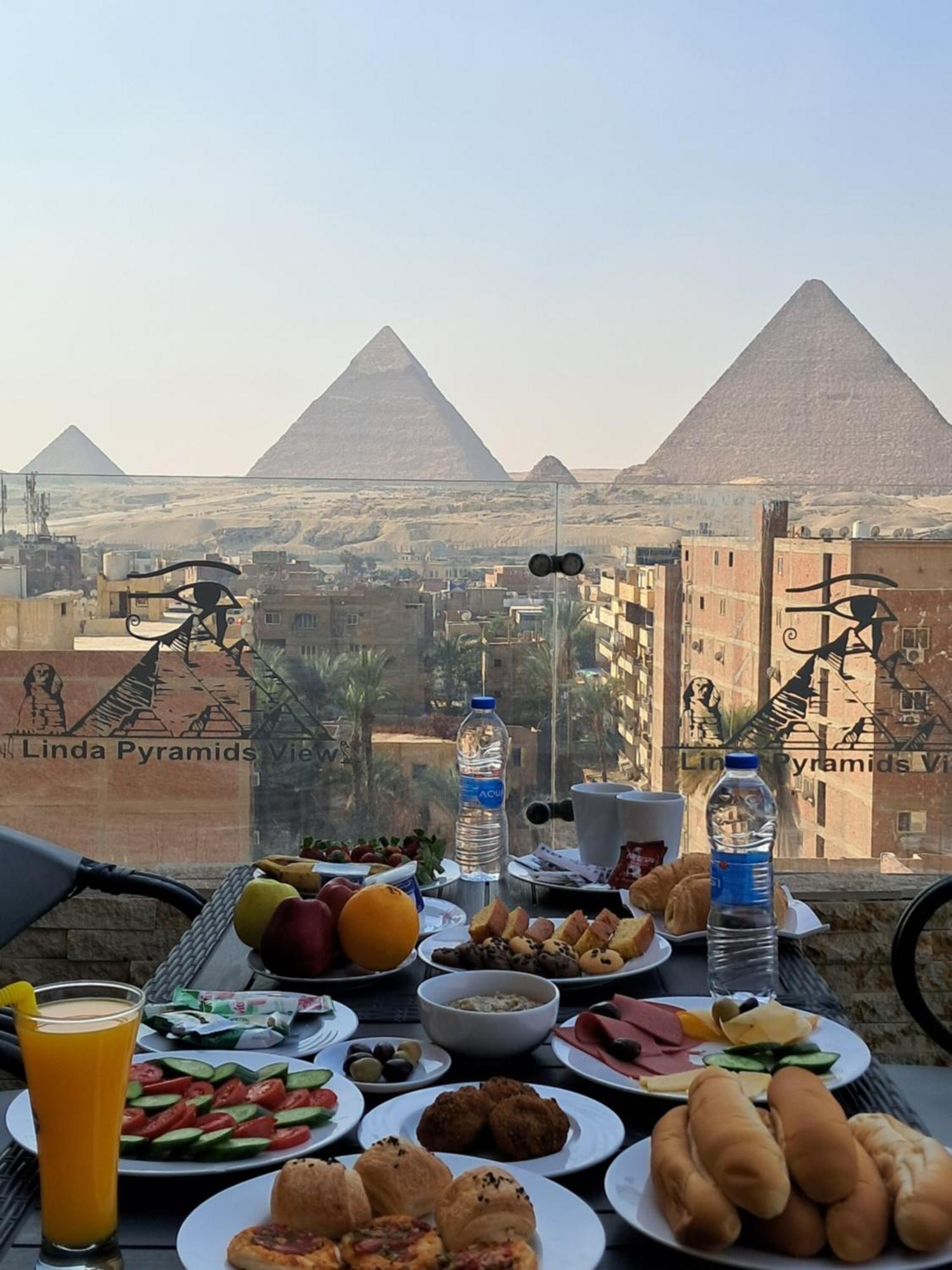 Piramide De Giza View Inn Kafret el-Gabal Eksteriør bilde